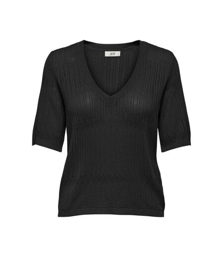 T-Shirt en maille noir femme jdy pullover