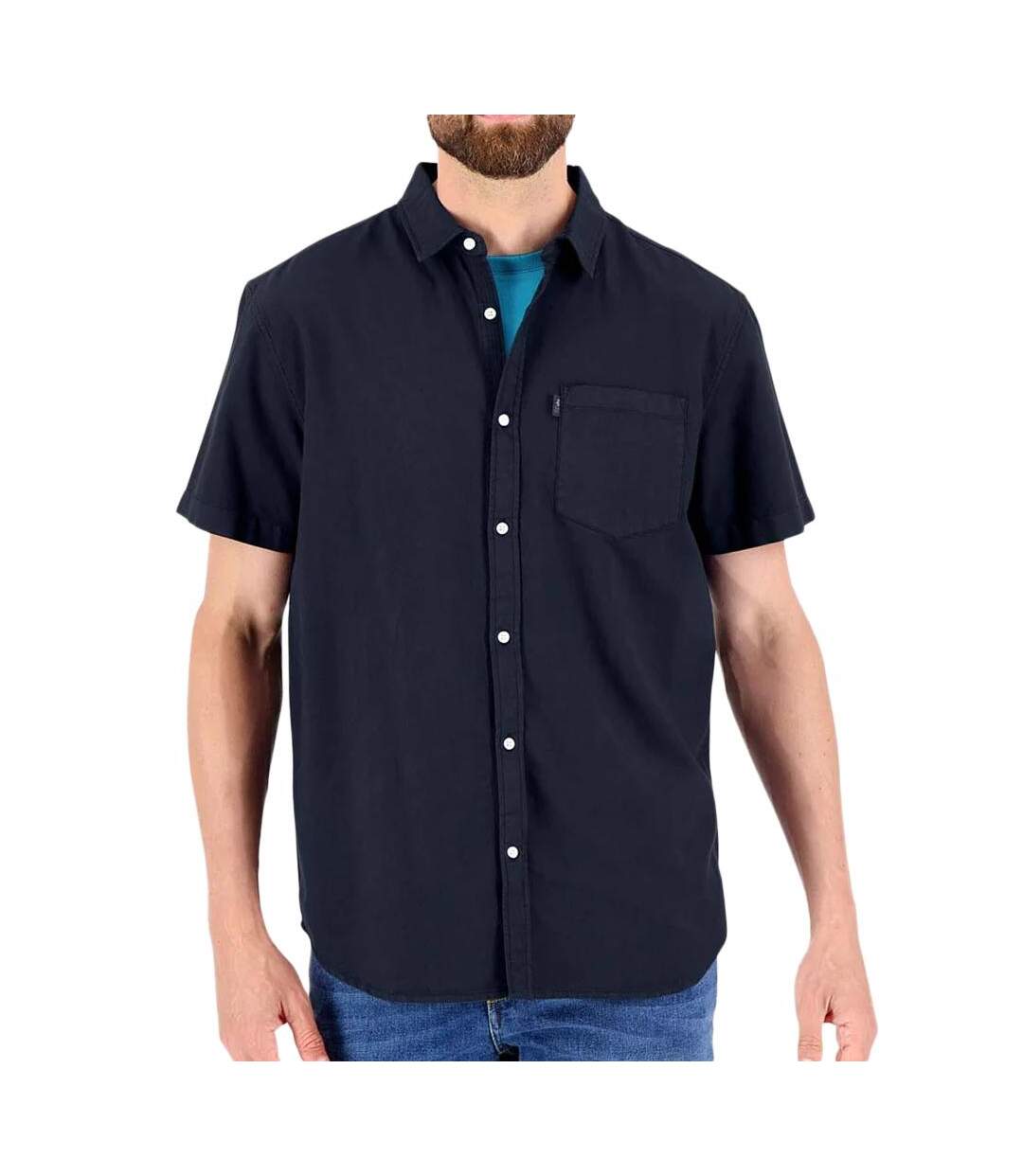 Chemise Marine Homme TBS BRODY 14612 - L