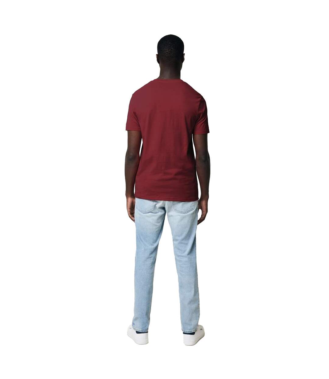 T-shirt Bryce Adulte Bordeaux Iqoniq-4