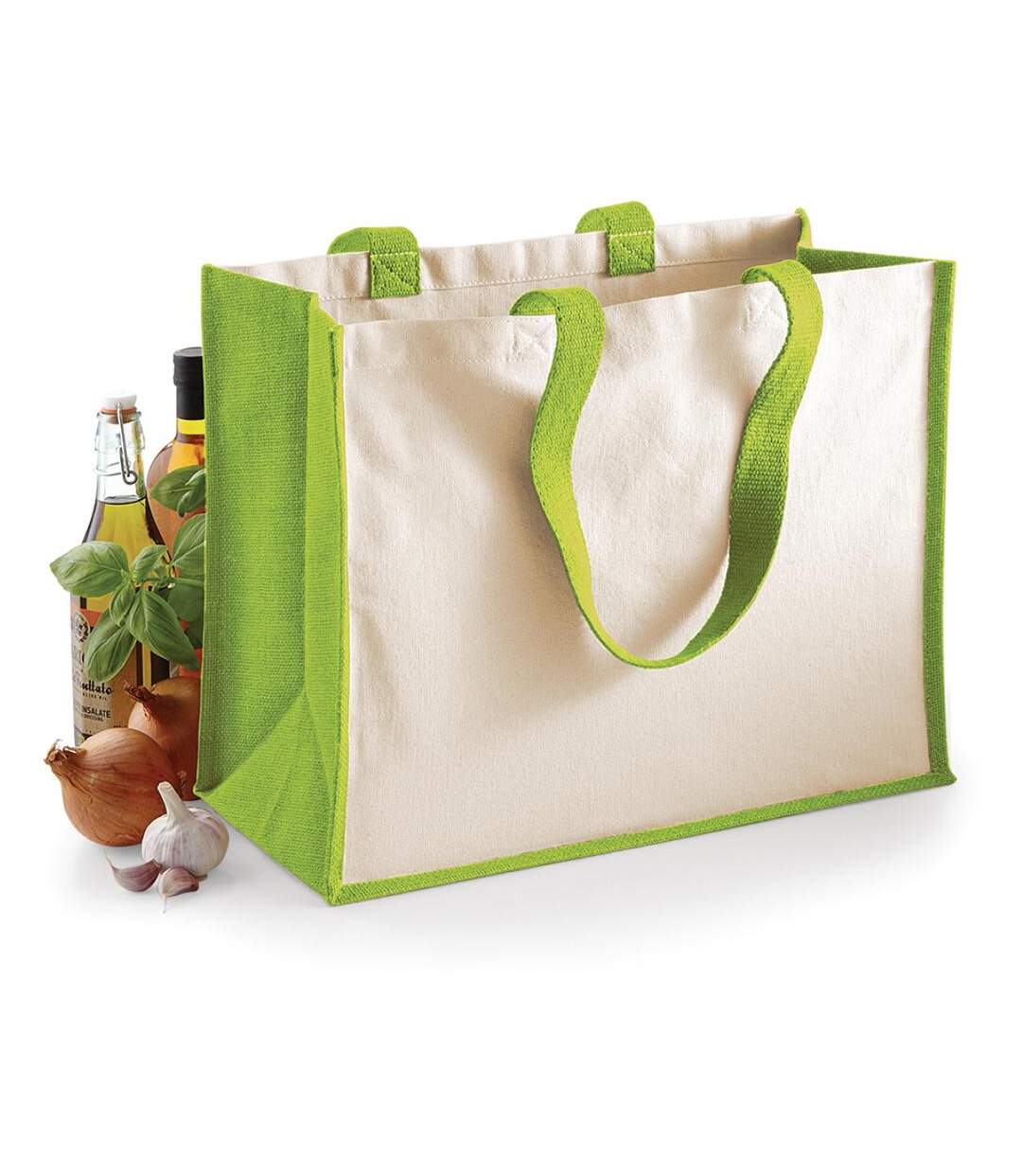 Printers Cabas De Courses 21 Litres Taille Unique Vert Pomme Westford Mill-1