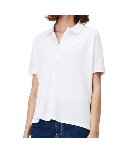 Polo Blanc Femme Lacoste PF0103 - S