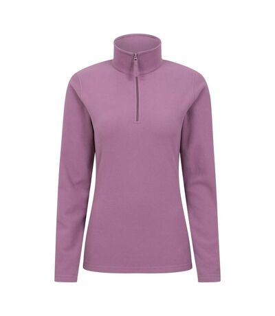 Womens/ladies Camber Ii Fleece Top Dusky Purple Mountain Warehouse