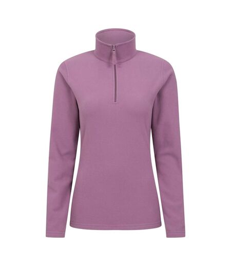 Womens/ladies Camber Ii Fleece Top Dusky Purple Mountain Warehouse