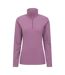 Womens/ladies Camber Ii Fleece Top Dusky Purple Mountain Warehouse-1