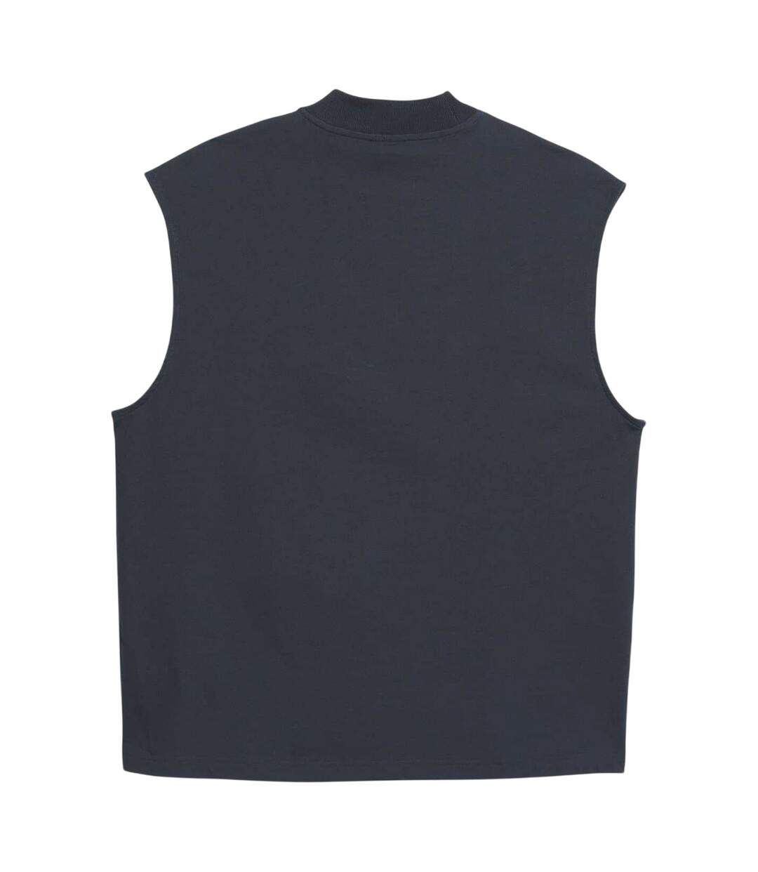 Unisex Adult Adi Cotton Basketball Tank Top Navy Adidas-3