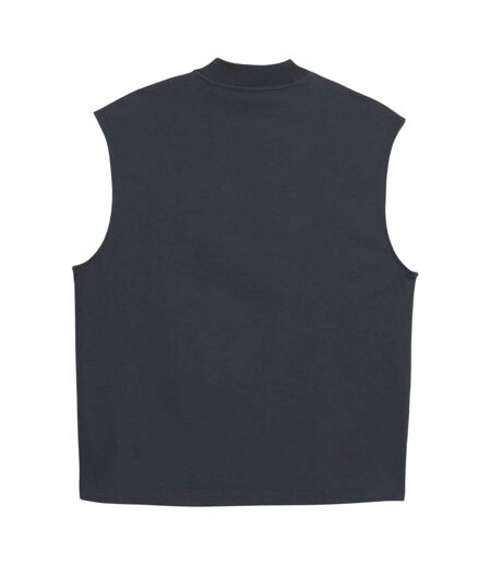 Unisex Adult Adi Cotton Basketball Tank Top Navy Adidas