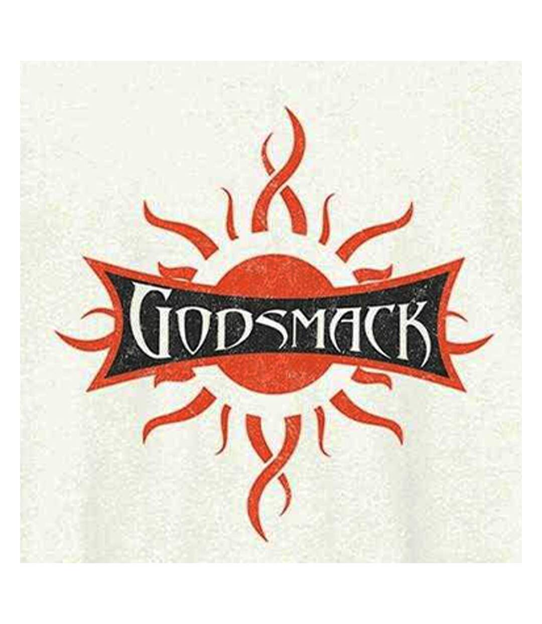 Unisex Adult Godsmack Cotton Logo T-shirt Vintage White Amplified-3
