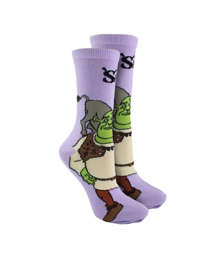 Ladies Novelty Shrek & Donkey Socks | Crew Funny Dress Socks | Shrek Gifts