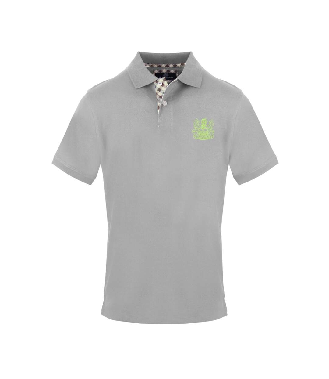 Polo Motif/style Logo Homme Gris Aquascutum-1