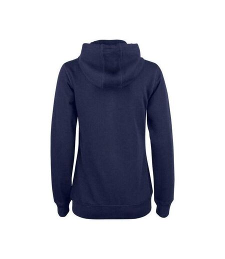 Veste À Capuche Premium Femme Bleu Marine Foncé Clique