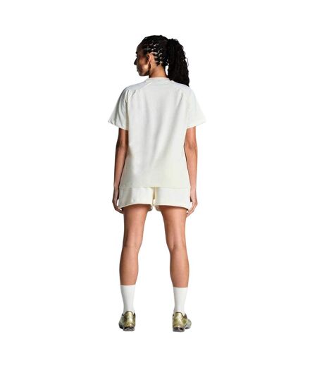 Womens/ladies T-shirt Off White Peach Miss Kick