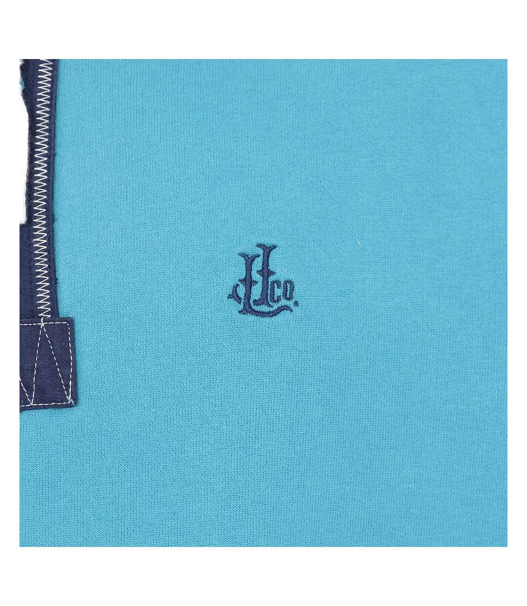 Sweat Homme Bleu Sarcelle Lazy Jacks-4