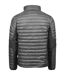 Tee Jays Mens Crossover Padded Jacket (Space Grey/Black)