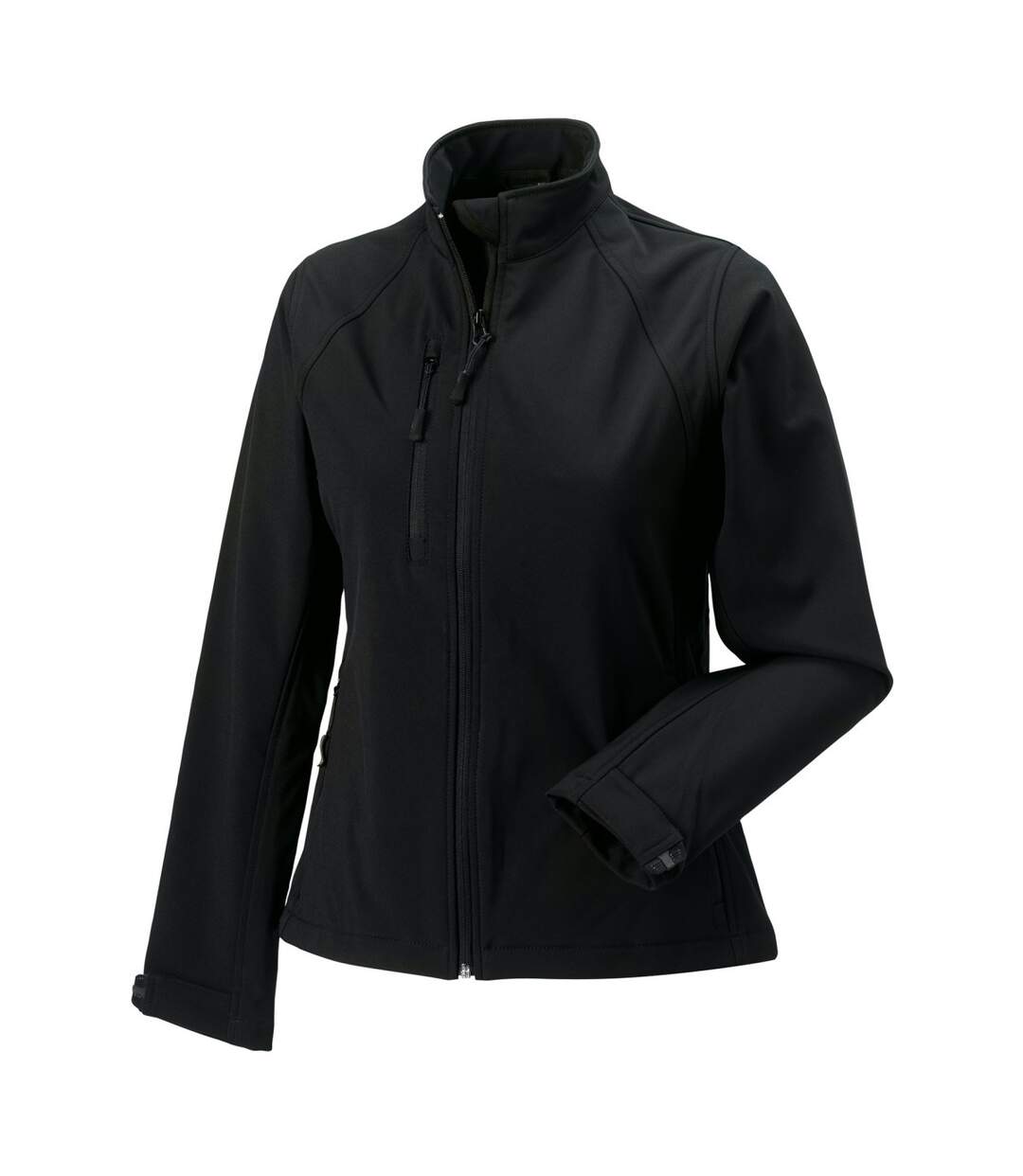 Jerzees Colours Ladies Water Resistant & Windproof Soft Shell Jacket (Black) - UTBC561-1