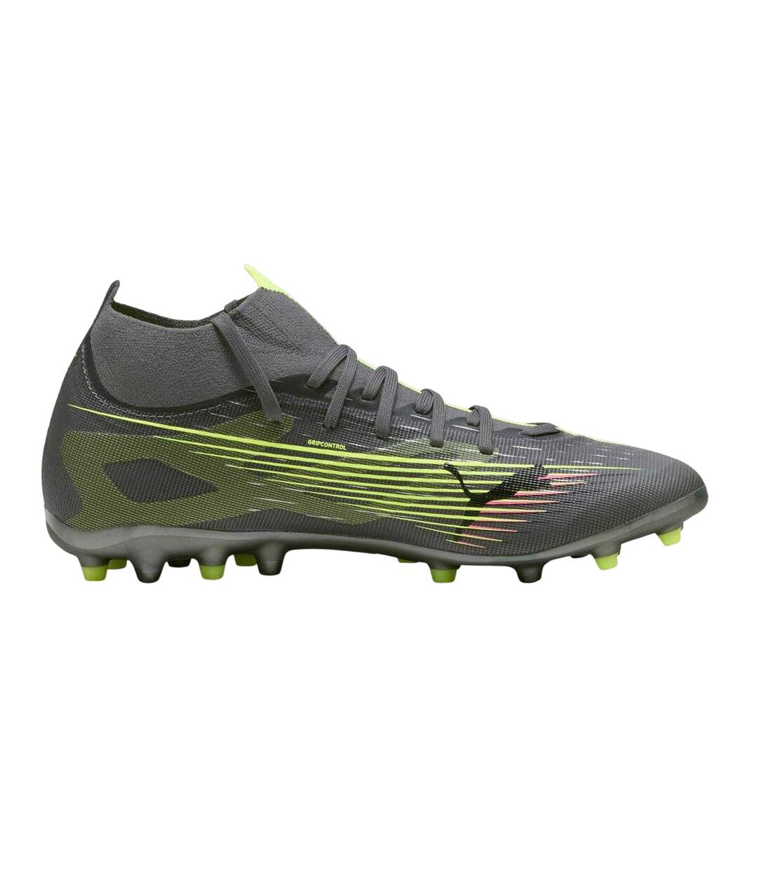 Mens Ultra 5 Match+ Firm Ground Football Boots Matted Silver Puma-1
