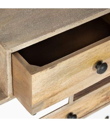 Commode 8 tiroirs en manguier KOVAL - Marron
