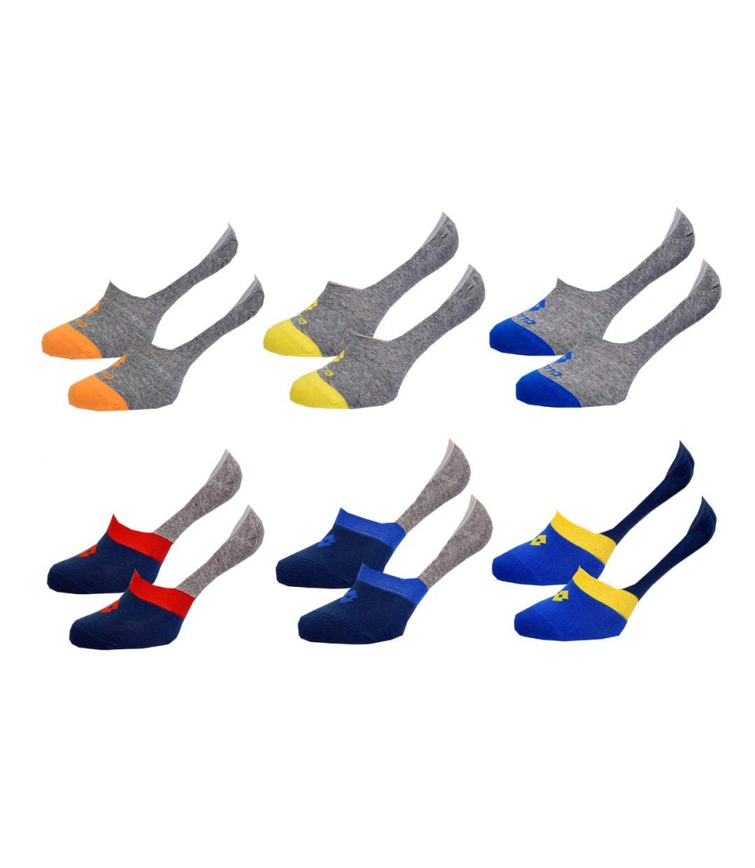 Chaussettes homme LOTTO SNEAKER - Pack de 6-1