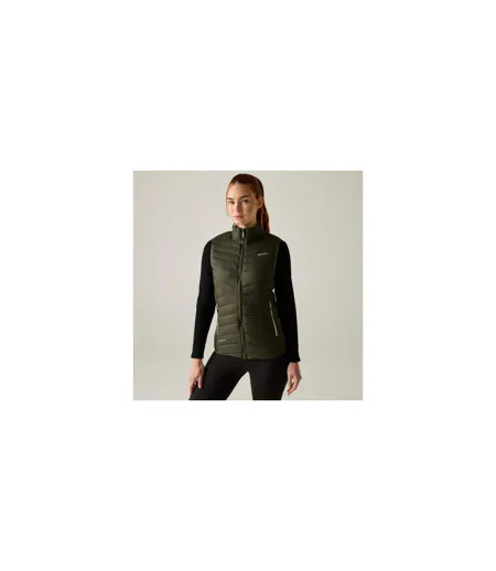 Veste Sans Manches Leedre Femme Kaki Foncé Beige Clair Regatta