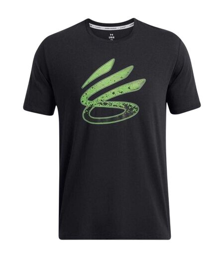 T-shirt Motif/style Stephen Curry Trend Homme Noir Vert Under Armour