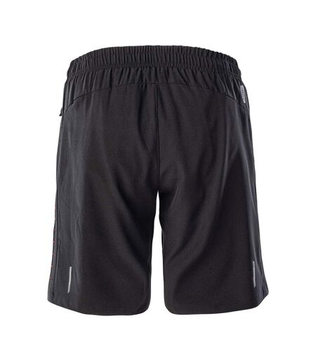 Short Porio Homme Noir Rouge Vif IQ