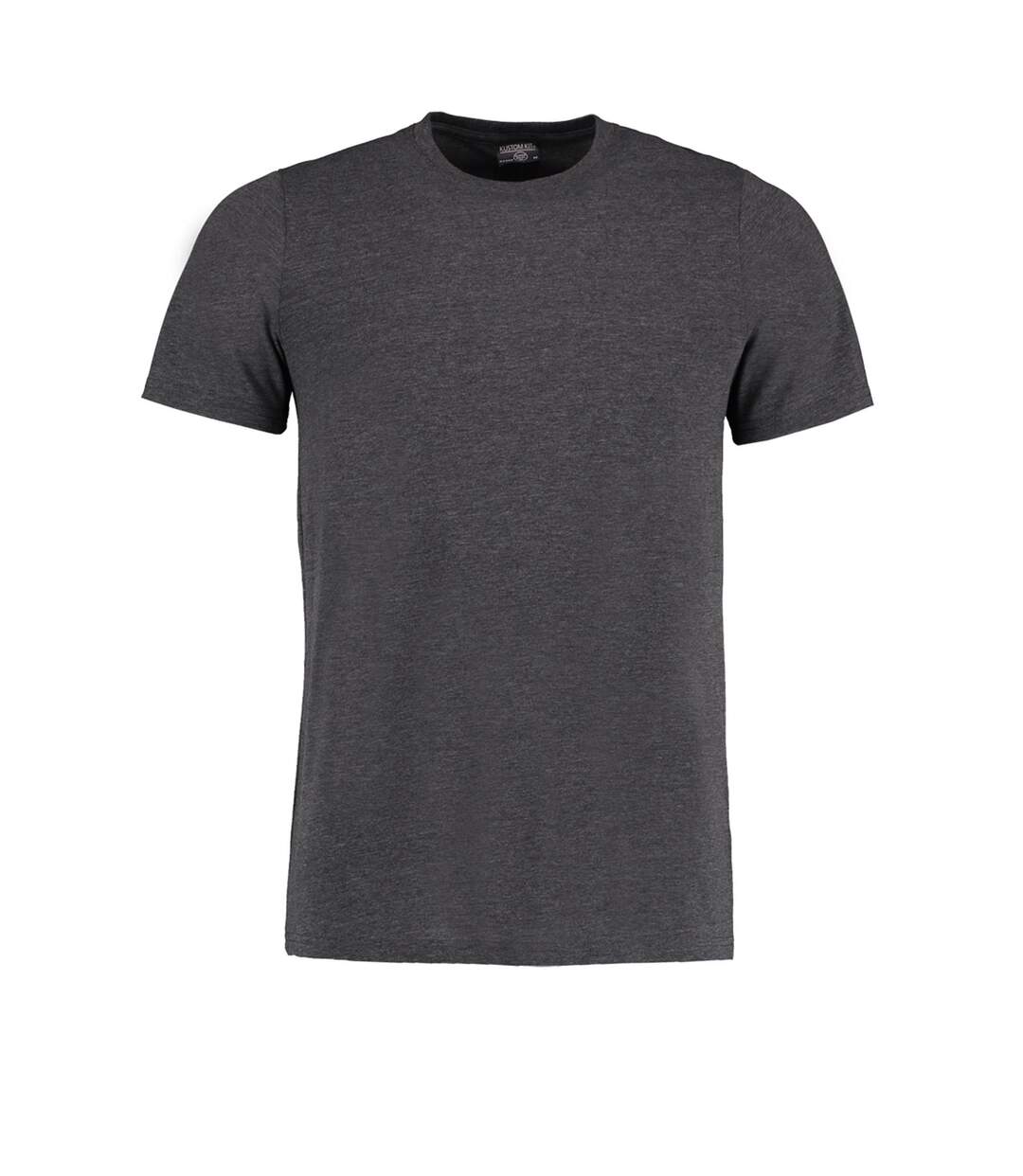 Mens Superwash 60 Fashion Fit T-shirt Gris Foncé Chiné Kustom Kit-1