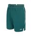 Mens Tech Contrast Tennis Shorts Forest Green Slazenger-3