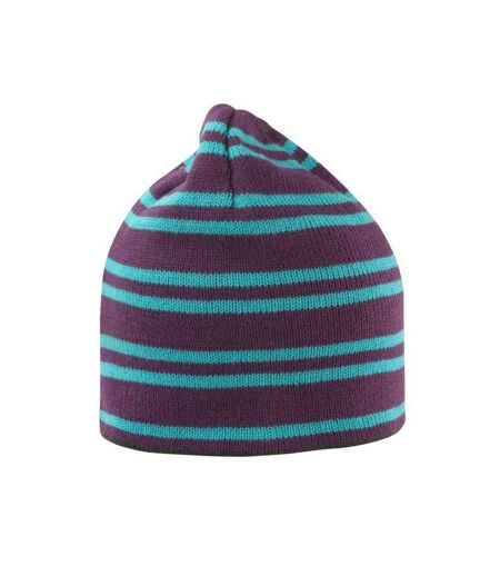 Bonnet Team Prune Turquoise Vif Gris Result Winter Essentials