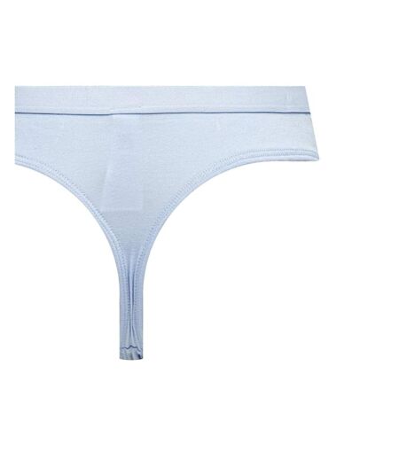 3x strings rose/blanc/bleu femme tommy hilfiger thong - l
