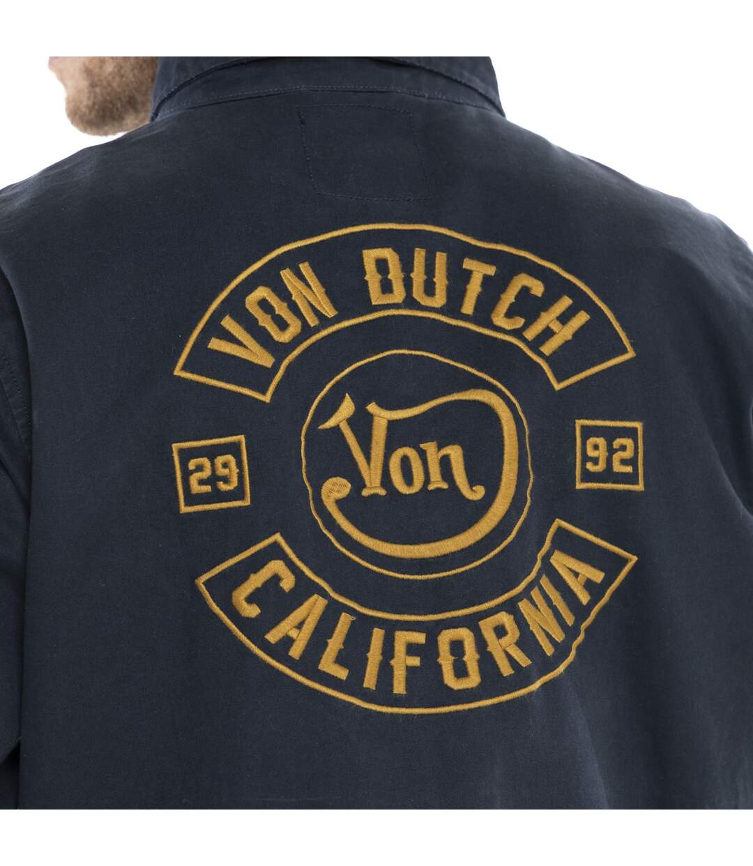 Veste homme avec patchs et logo dans le dos Garage Vondutch-4