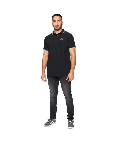 Polo dexon homme noir One True Saxon