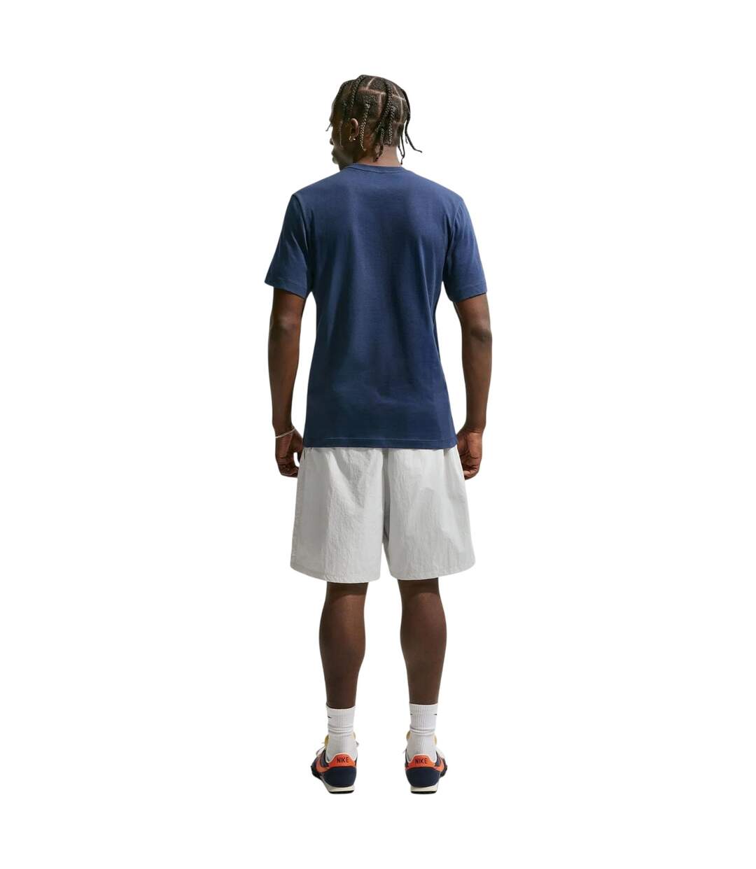 Mens Swoosh Graphic Print T-shirt Navy Nike-2