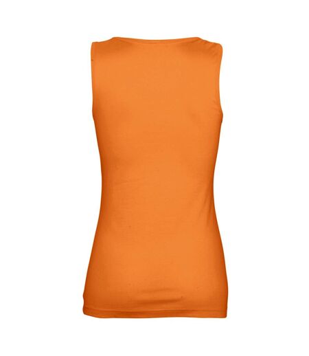 SOLS Womens/Ladies Jane Sleeveless Tank / Vest Top (Orange) - UTPC311
