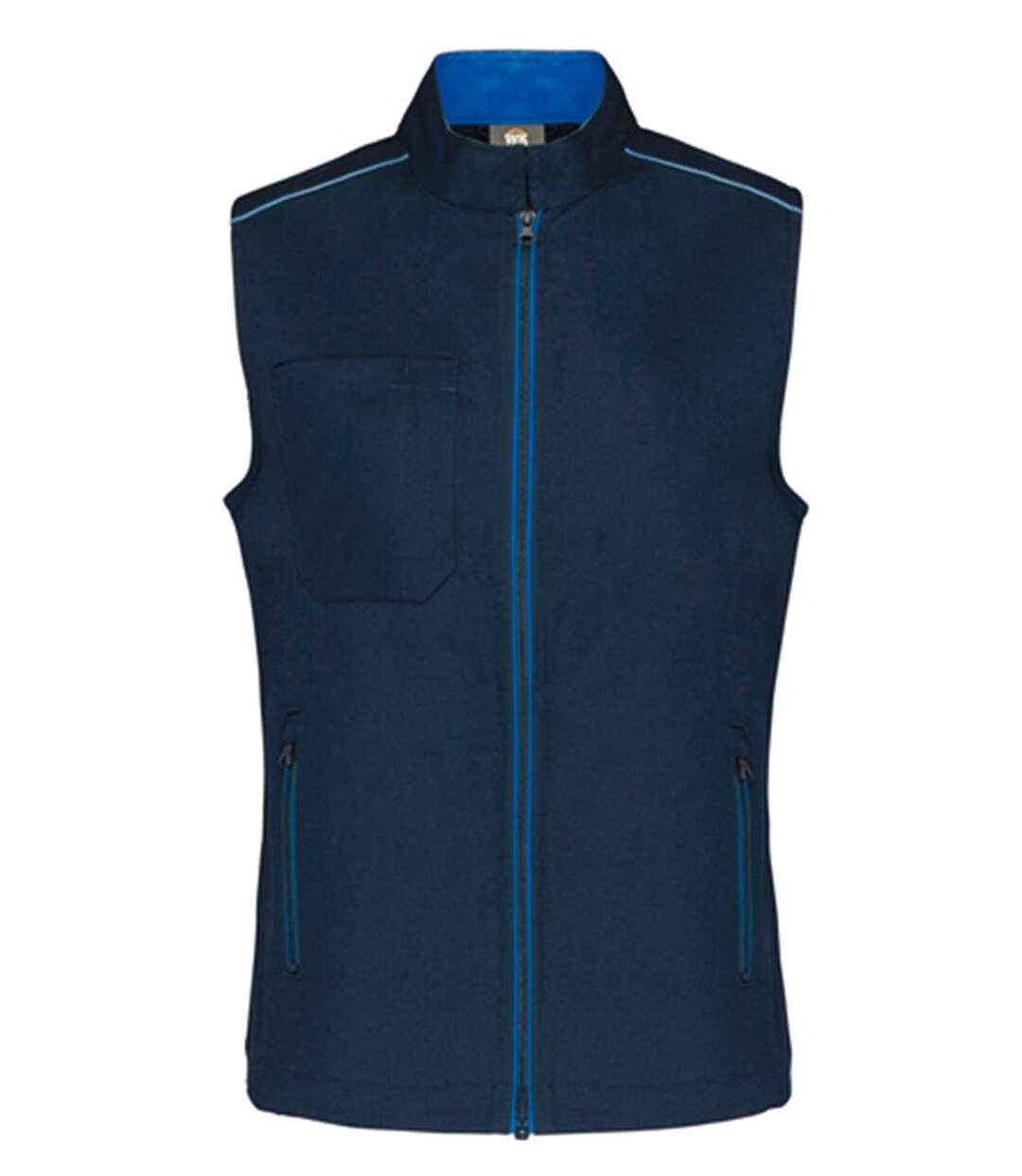 Gilet sans manches DayToDay - Femme - WK6149 - bleu marine et bleu roi