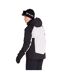 Mens Energy Baffled Baffled Stitching Ski Jacket Black Animal-3