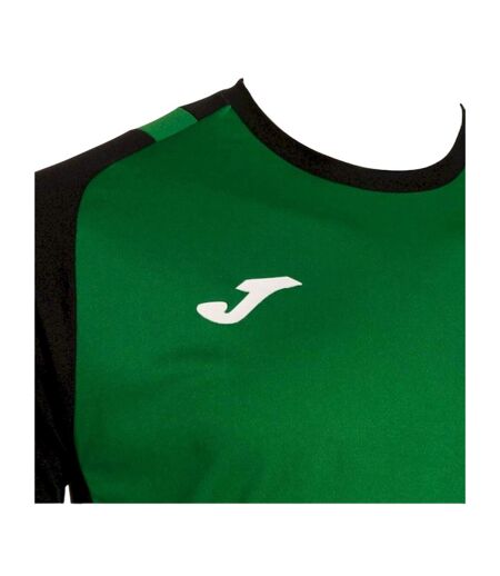Mens Regular Football Kit Set Black Green Joma
