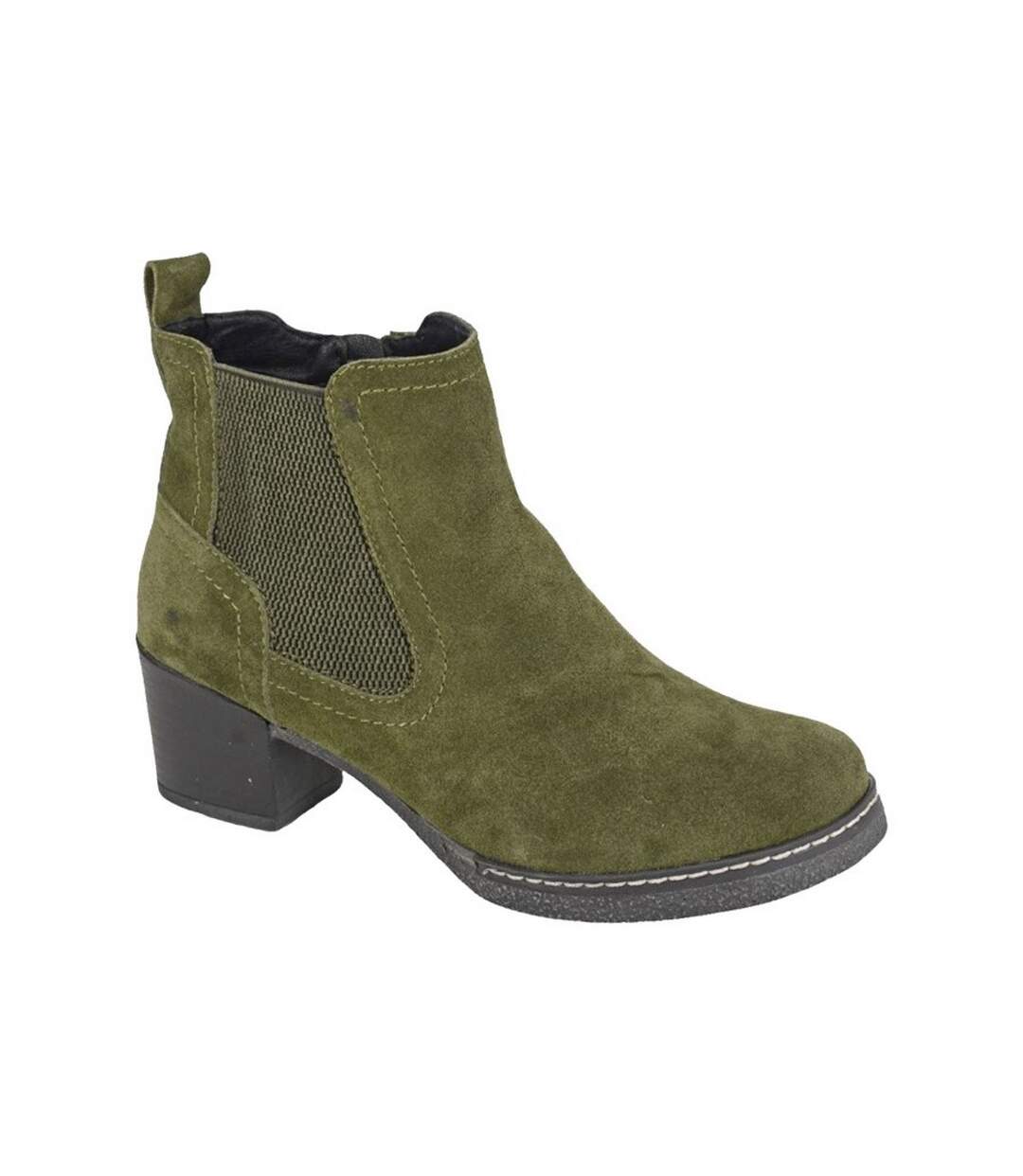 Bottines alessina femme vert kaki Cipriata-1