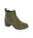 Bottines alessina femme vert kaki Cipriata