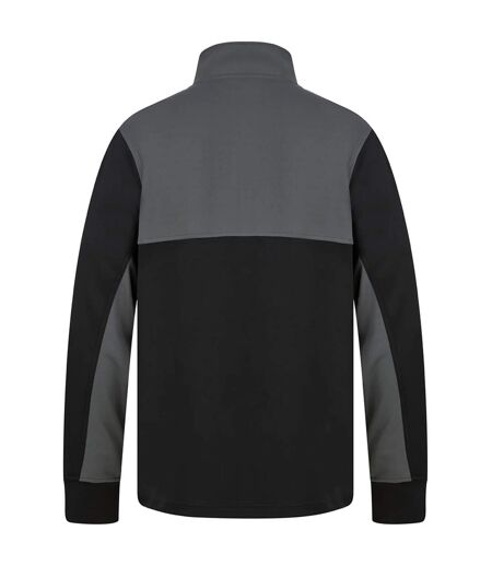 Haut De Survêtement Homme Noir Gris Foncé Finden & Hales