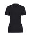 Polo À Manches Courtes Et Col En V  Sophia Comfortecpour Femme Noir Kustom Kit-2
