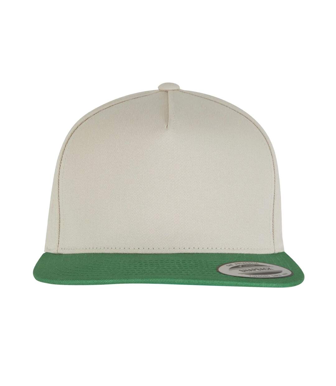 Casquette De Baseball Yupoong Adulte Beige Vert Flexfit-3