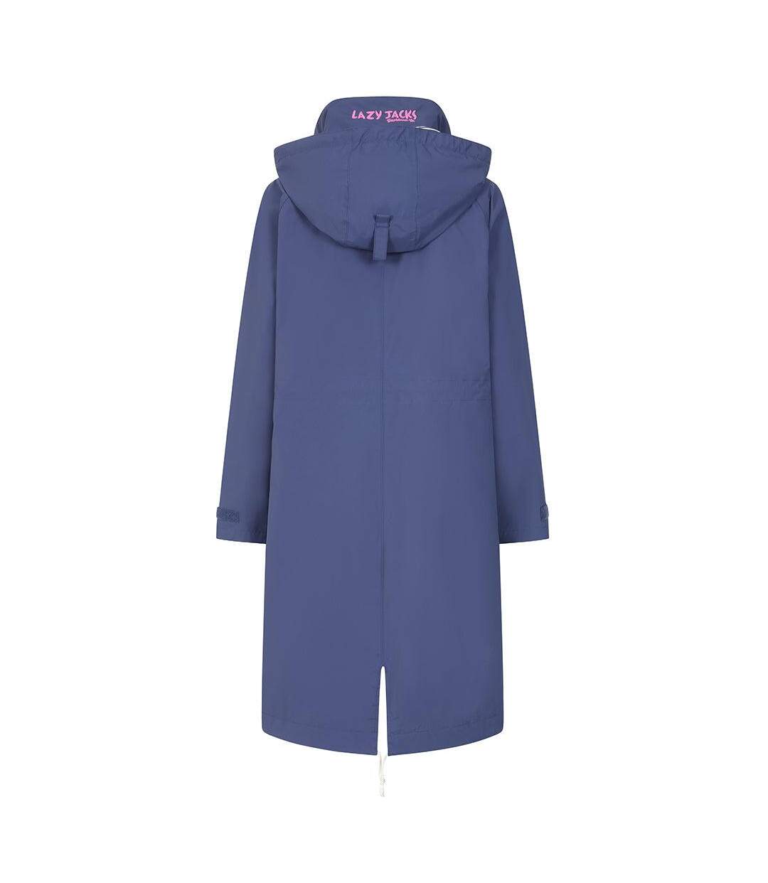 Veste Imperméable Motif/style Pénombre Femme Bleu Marine Lazy Jacks-3