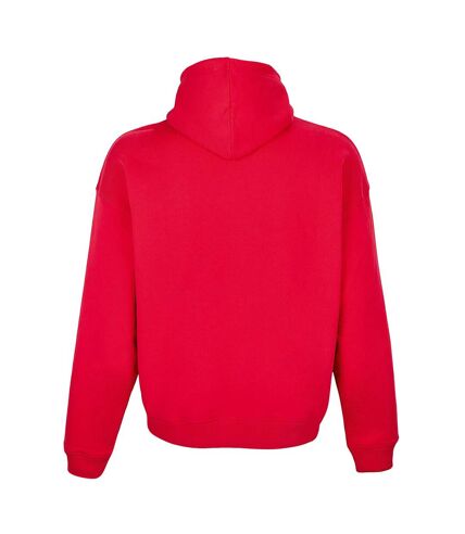 Unisex adult connor organic oversized hoodie bright red SOLS