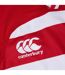 Womens/ladies Evader Hooped Vapodri Jersey Flag Red Canterbury-3