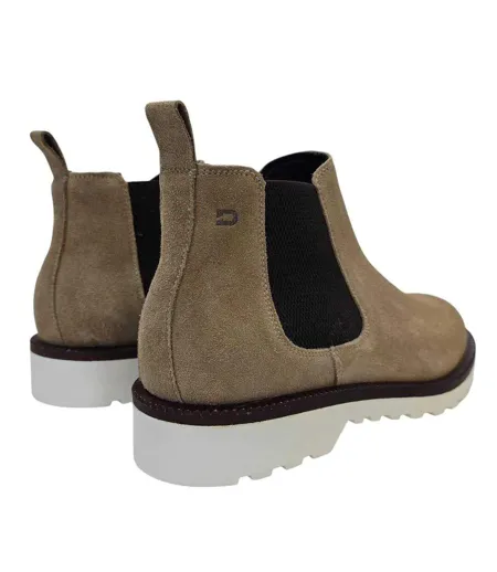 Bottines Chelsea Republic Homme Beige Nicholas Deakins