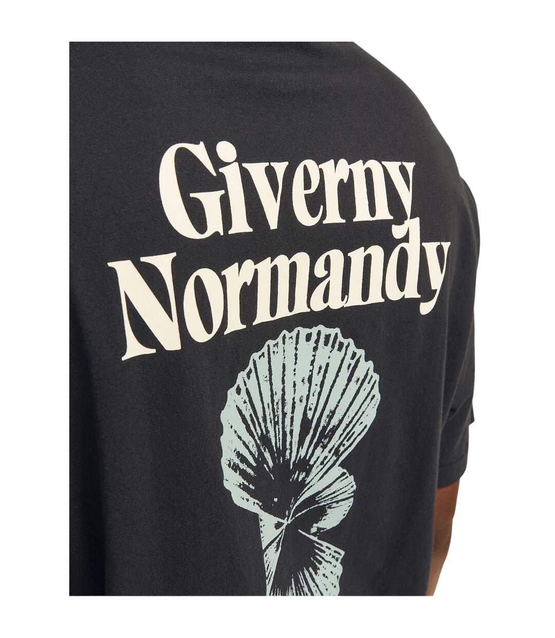 T-shirt Jormilos Homme Noir Jack And Jones-4
