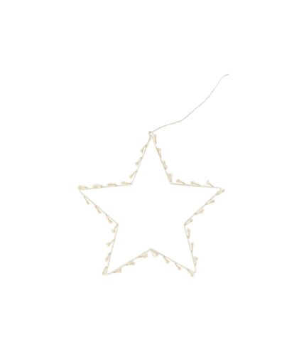 Paris Prix - Décoration De Noël à Led étoile 40cm Blanc