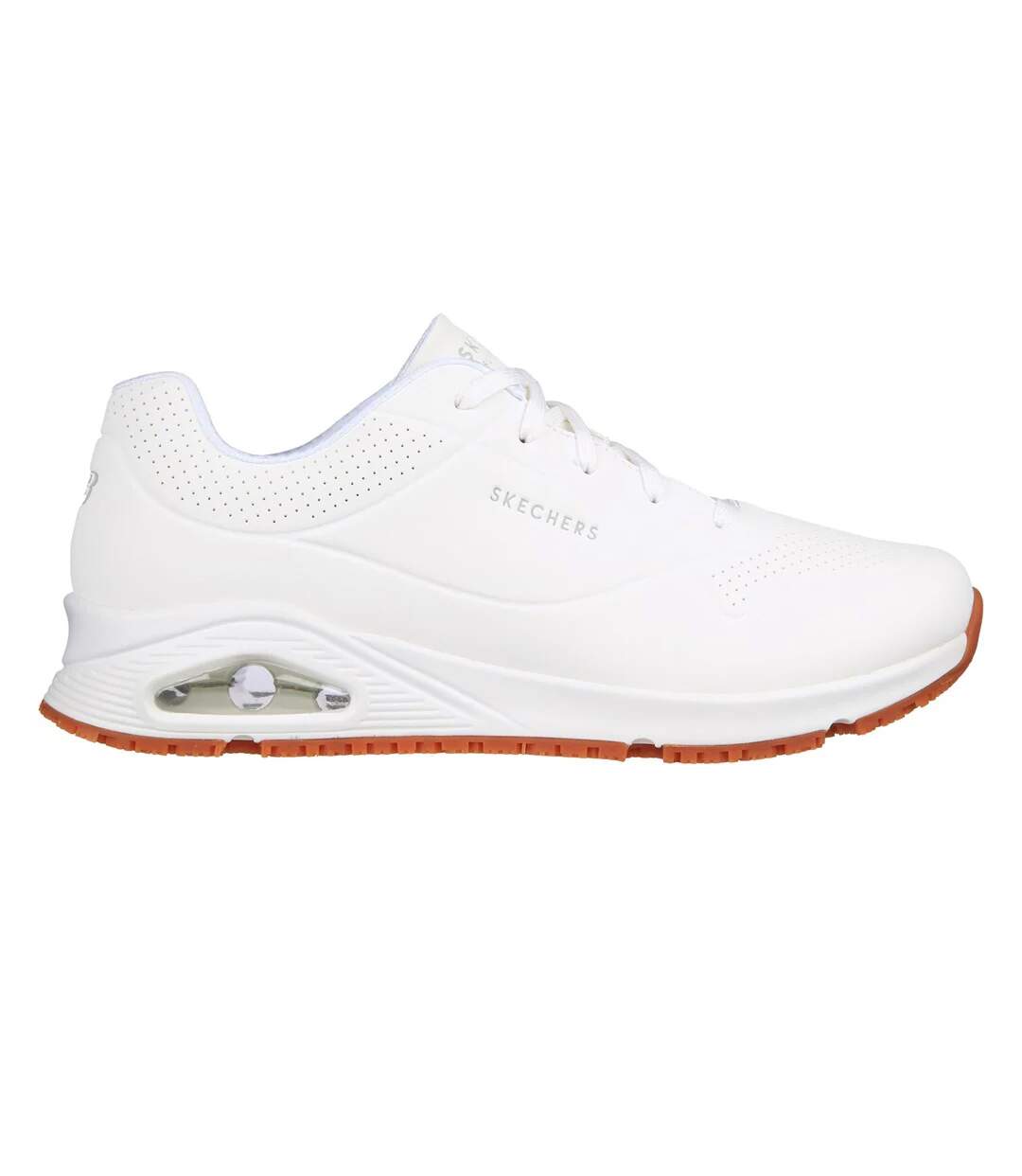 Mens Uno Sr Sutal Safety Trainers White Skechers-3