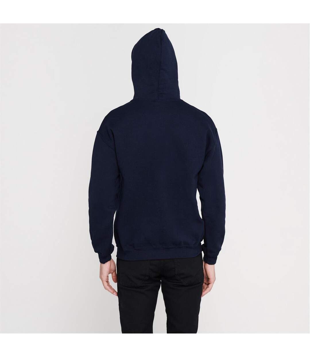 Mens Logo Drawstring Hoodie Navy LA Galaxy-4