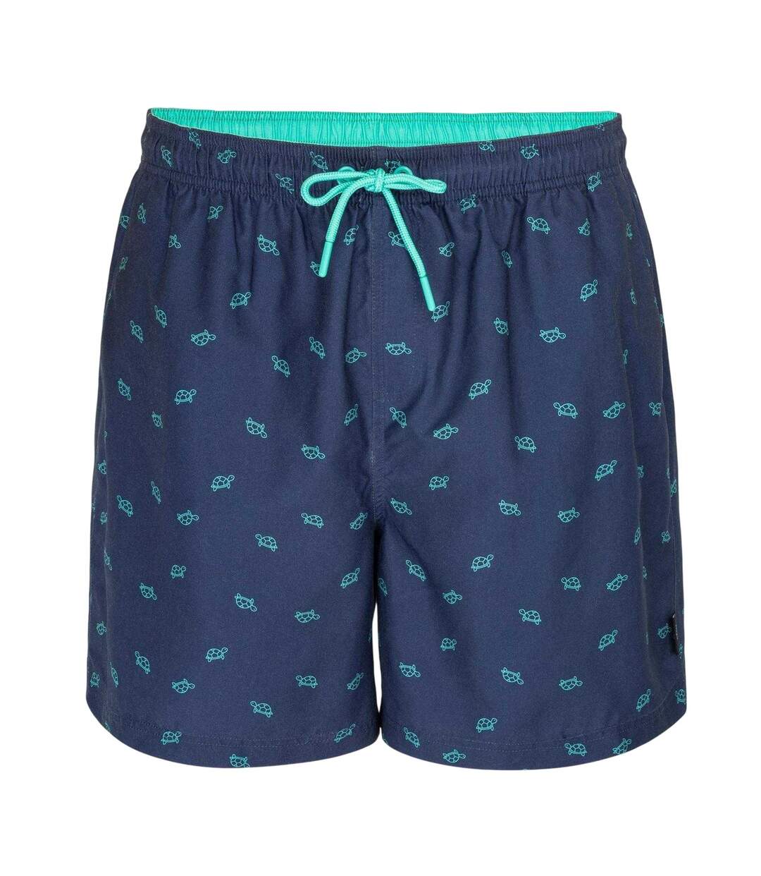 Short De Bain Motif/style Floral Homme Bleu Marine Hot Tuna-1