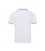 Polo Palermo Adulte Blanc Bleu Marine Français SOLS-2